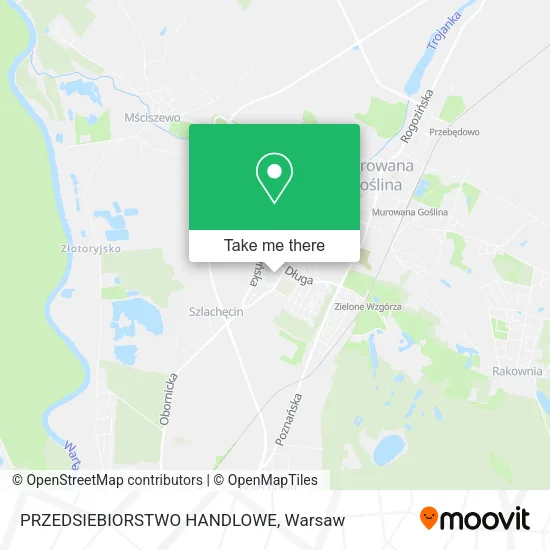 Карта PRZEDSIEBIORSTWO HANDLOWE