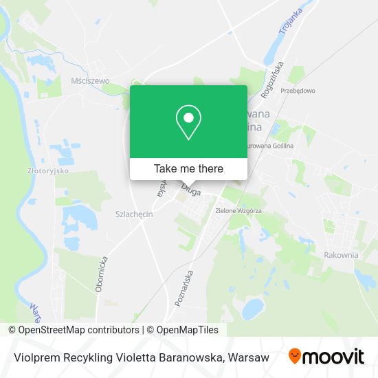 Violprem Recykling Violetta Baranowska map