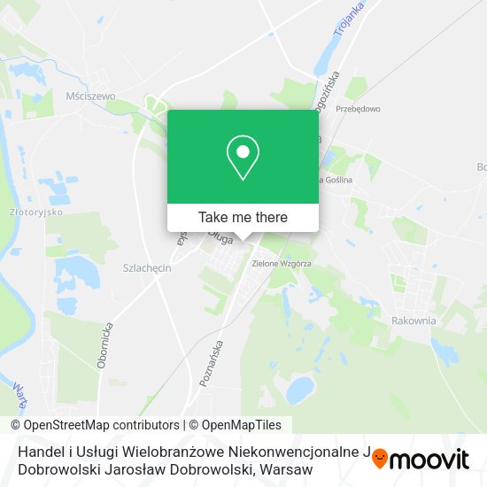 Handel i Usługi Wielobranżowe Niekonwencjonalne J Dobrowolski Jarosław Dobrowolski map