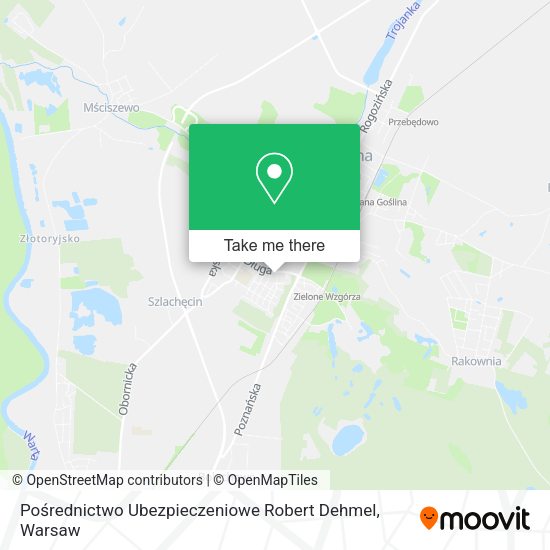 Pośrednictwo Ubezpieczeniowe Robert Dehmel map