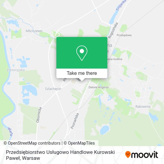 Przedsiębiorstwo Usługowo Handlowe Kurowski Paweł map