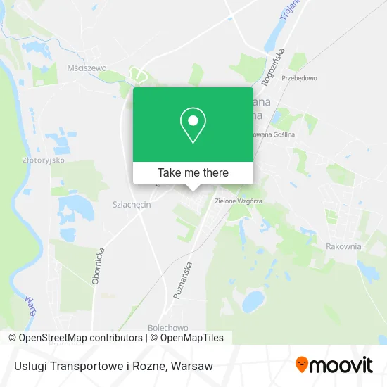 Карта Uslugi Transportowe i Rozne