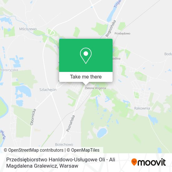 Przedsiębiorstwo Hanldowo-Usługowe Oli - Ali Magdalena Gralewicz map