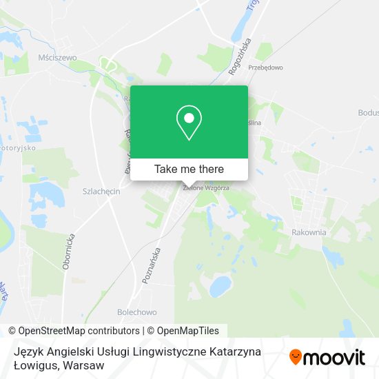 Język Angielski Usługi Lingwistyczne Katarzyna Łowigus map