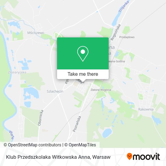 Klub Przedszkolaka Witkowska Anna map