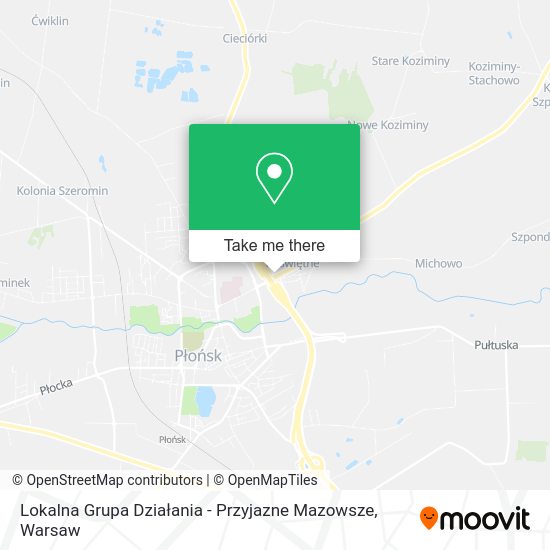 Lokalna Grupa Działania - Przyjazne Mazowsze map