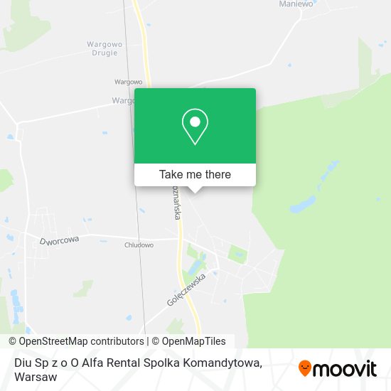 Diu Sp z o O Alfa Rental Spolka Komandytowa map