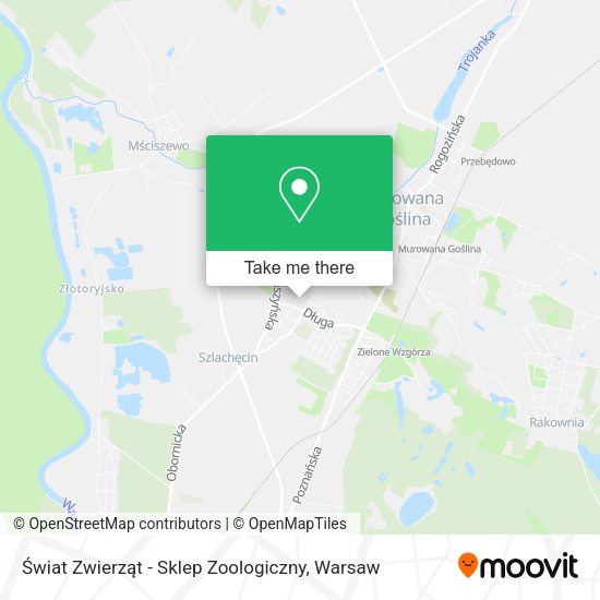 Świat Zwierząt - Sklep Zoologiczny map