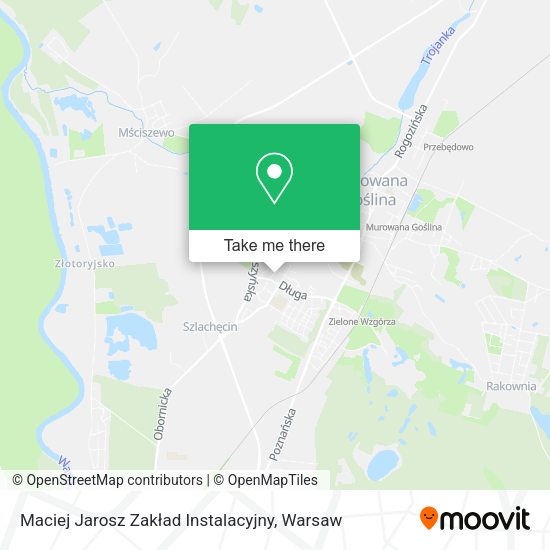 Maciej Jarosz Zakład Instalacyjny map