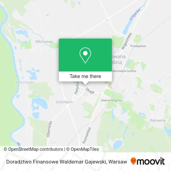 Карта Doradztwo Finansowe Waldemar Gajewski