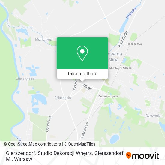 Gierszendorf. Studio Dekoracji Wnętrz. Gierszendorf M. map