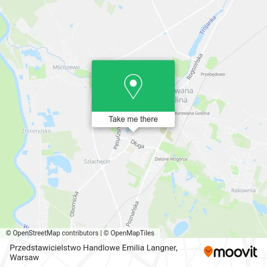 Карта Przedstawicielstwo Handlowe Emilia Langner