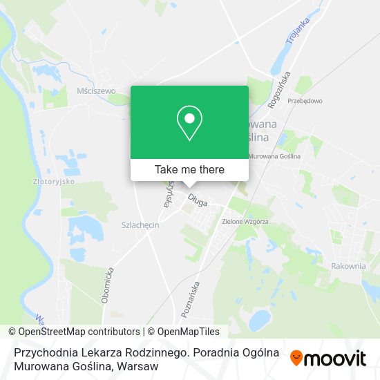 Przychodnia Lekarza Rodzinnego. Poradnia Ogólna Murowana Goślina map