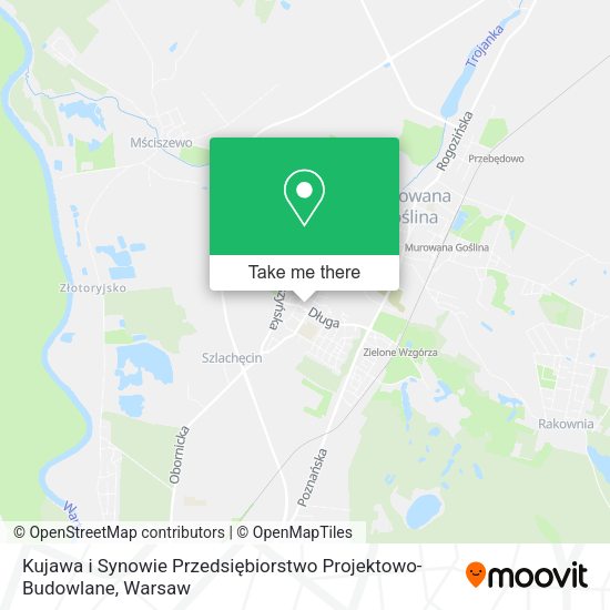 Kujawa i Synowie Przedsiębiorstwo Projektowo-Budowlane map