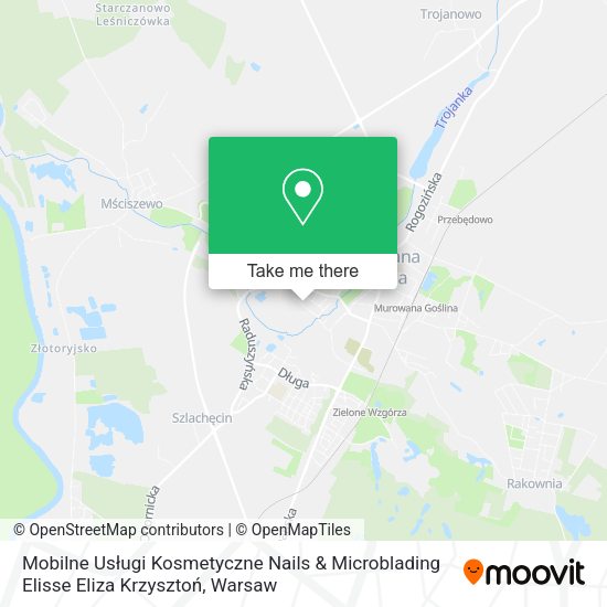 Mobilne Usługi Kosmetyczne Nails & Microblading Elisse Eliza Krzysztoń map