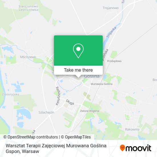 Warsztat Terapii Zajęciowej Murowana Goślina Gspon map