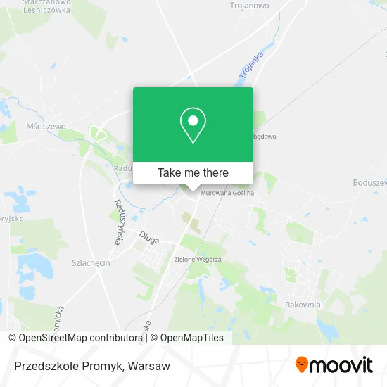 Карта Przedszkole Promyk