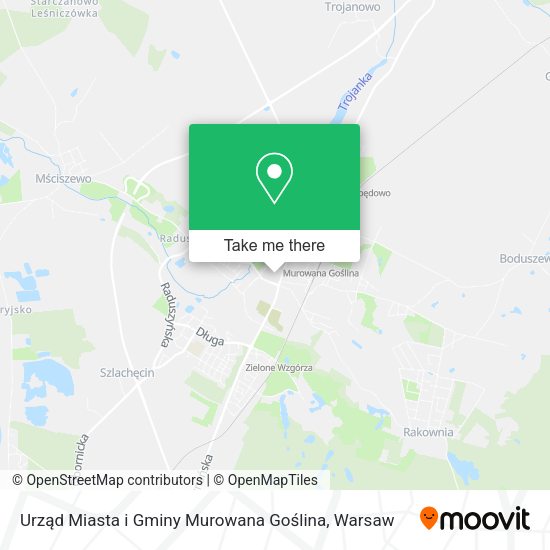 Urząd Miasta i Gminy Murowana Goślina map