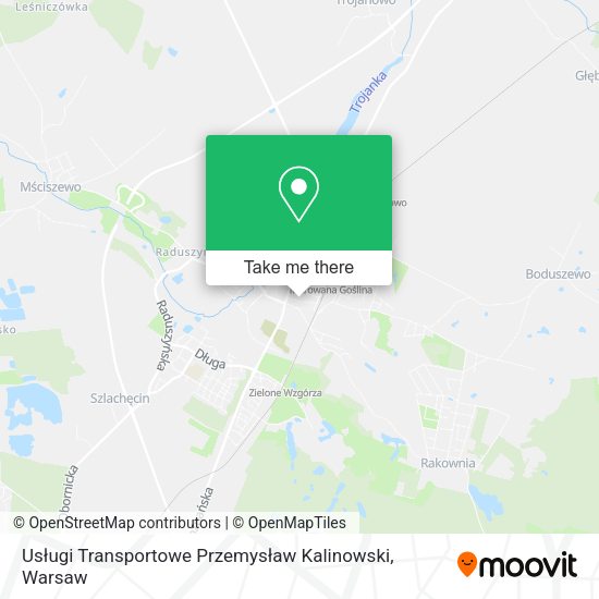 Usługi Transportowe Przemysław Kalinowski map