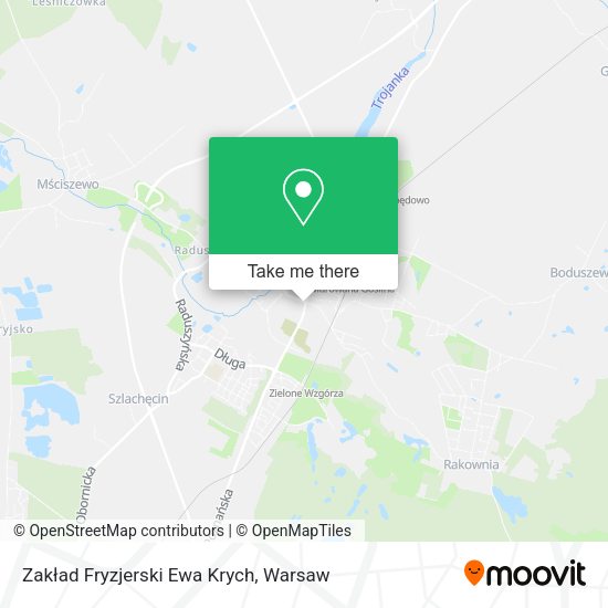 Zakład Fryzjerski Ewa Krych map