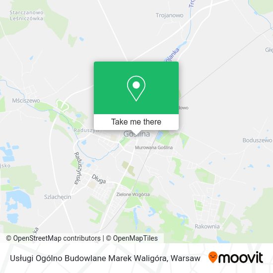 Usługi Ogólno Budowlane Marek Waligóra map