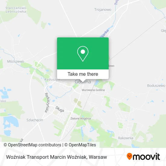 Карта Woźniak Transport Marcin Woźniak