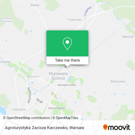 Agroturystyka Zacisze Karczewko map