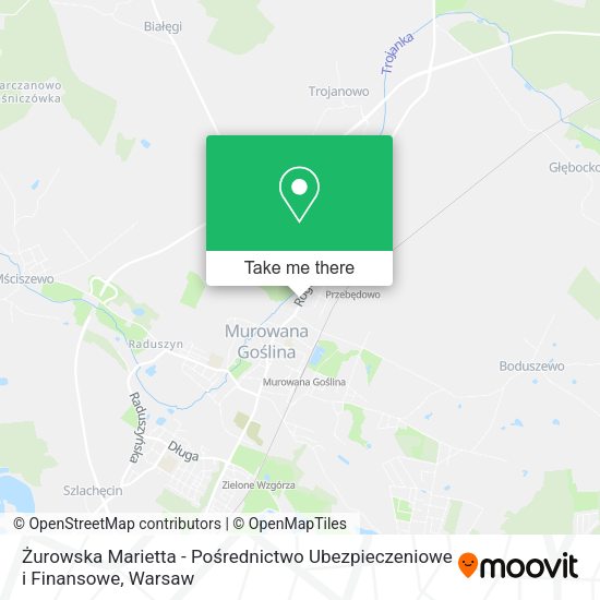 Żurowska Marietta - Pośrednictwo Ubezpieczeniowe i Finansowe map