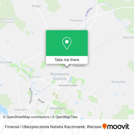 Finanse i Ubezpieczenia Natalia Kaczmarek map