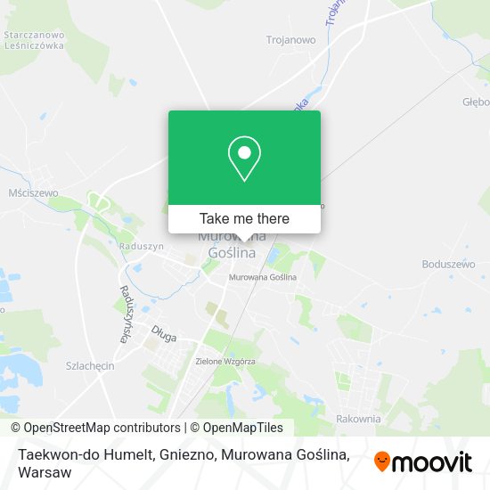 Taekwon-do Humelt, Gniezno, Murowana Goślina map