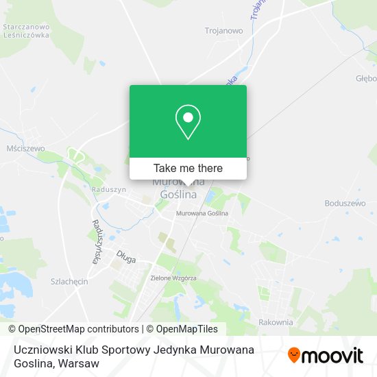 Uczniowski Klub Sportowy Jedynka Murowana Goslina map