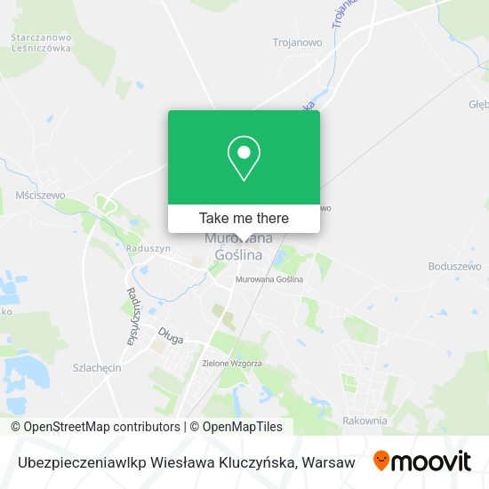 Ubezpieczeniawlkp Wiesława Kluczyńska map