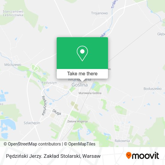 Pędziński Jerzy. Zakład Stolarski map