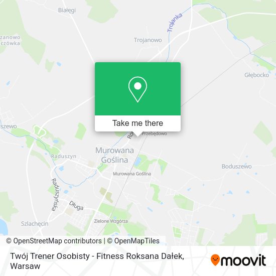 Twój Trener Osobisty - Fitness Roksana Dałek map