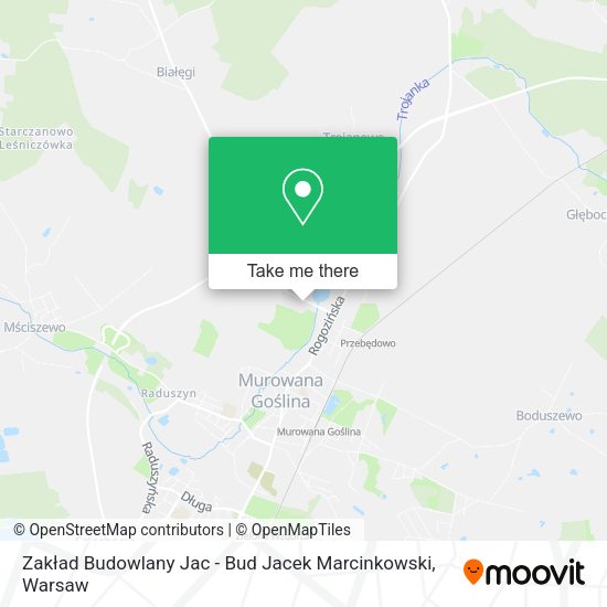 Zakład Budowlany Jac - Bud Jacek Marcinkowski map