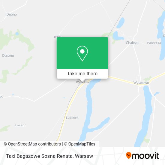 Карта Taxi Bagazowe Sosna Renata