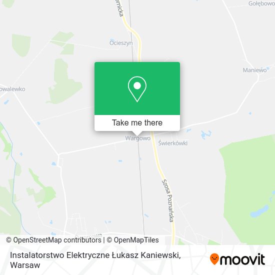 Instalatorstwo Elektryczne Łukasz Kaniewski map