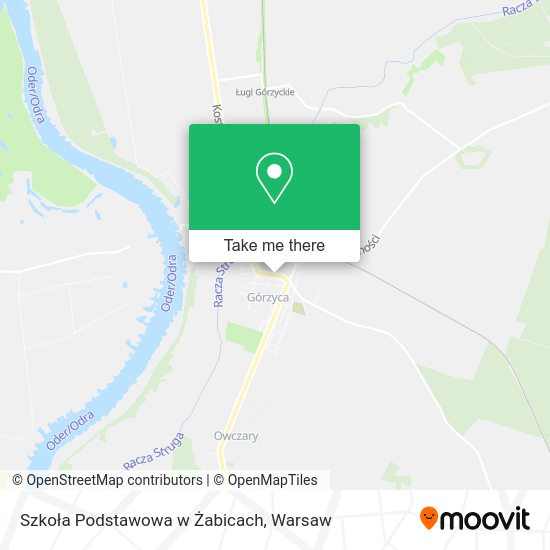 Szkoła Podstawowa w Żabicach map