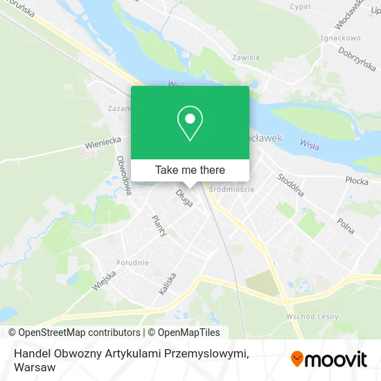 Карта Handel Obwozny Artykulami Przemyslowymi
