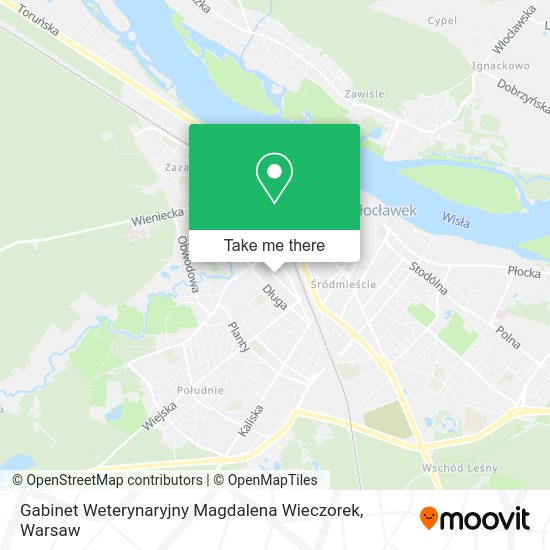 Gabinet Weterynaryjny Magdalena Wieczorek map