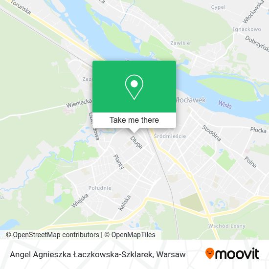 Angel Agnieszka Łaczkowska-Szklarek map