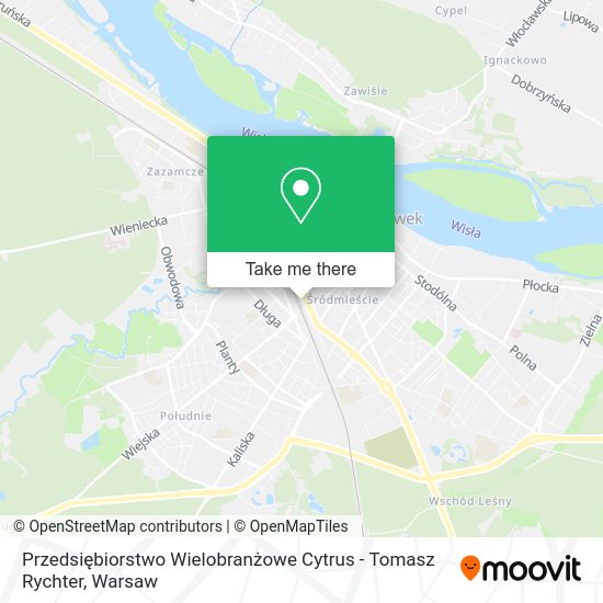 Przedsiębiorstwo Wielobranżowe Cytrus - Tomasz Rychter map