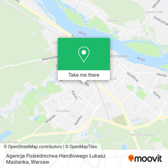 Agencja Pośrednictwa Handlowego Łukasz Maślanka map