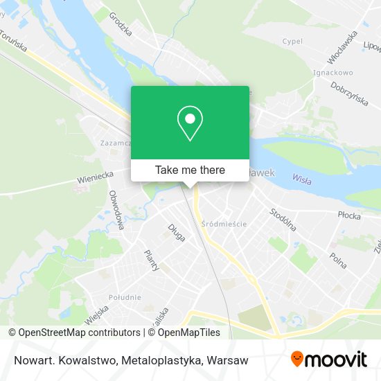 Nowart. Kowalstwo, Metaloplastyka map