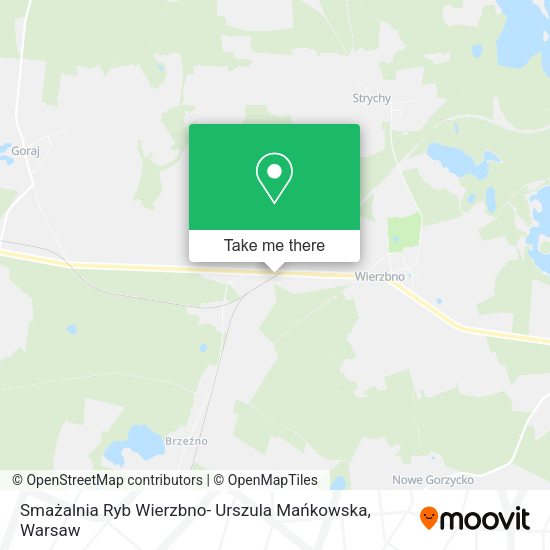 Smażalnia Ryb Wierzbno- Urszula Mańkowska map