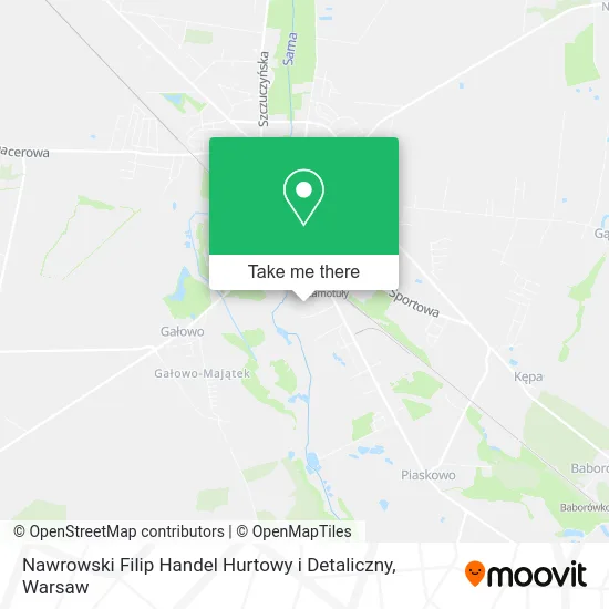 Карта Nawrowski Filip Handel Hurtowy i Detaliczny