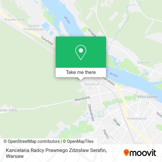 Kancelaria Radcy Prawnego Zdzisław Serafin map