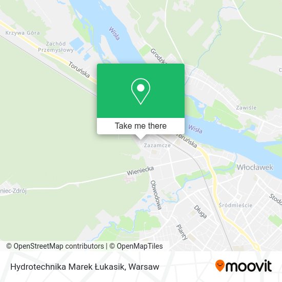 Hydrotechnika Marek Łukasik map