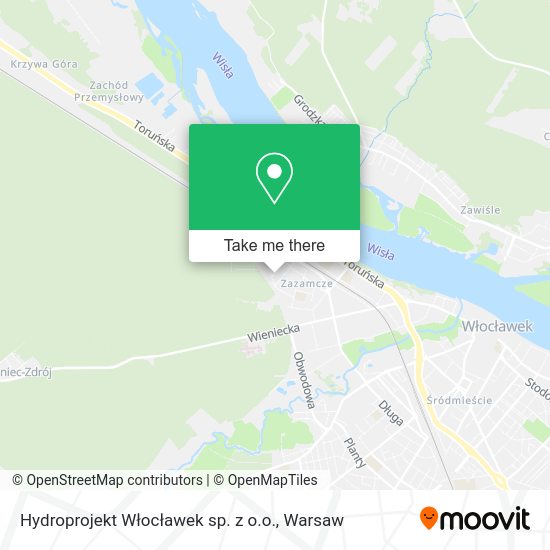 Hydroprojekt Włocławek sp. z o.o. map