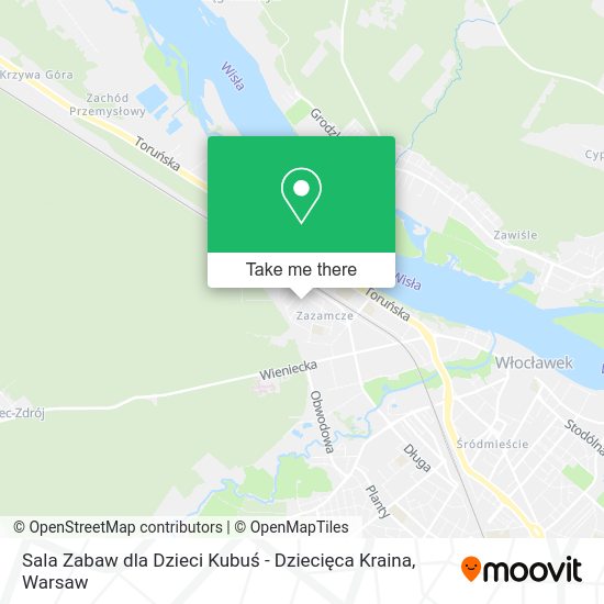 Sala Zabaw dla Dzieci Kubuś - Dziecięca Kraina map